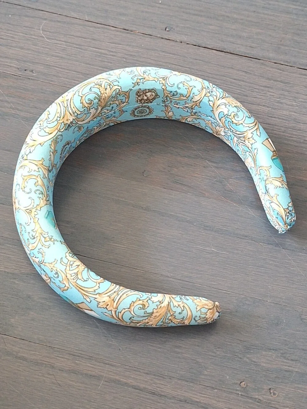 Versace Dylan Turquoise Blue Headband